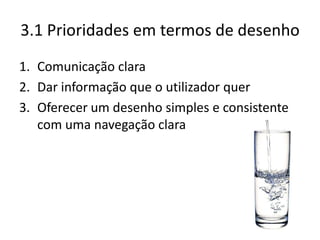 Páginas de produto informativas