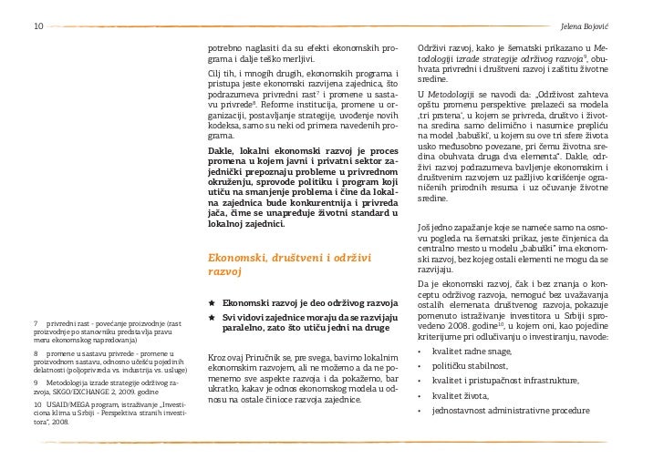 Istraživanje kapaciteta za lokalni ekonomski razvoj u Srbiji Istraživanje kapaciteta za lokalni ekonomski razvoj u Srbiji