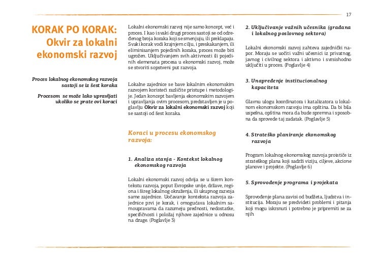 Istraživanje kapaciteta za lokalni ekonomski razvoj u Srbiji Istraživanje kapaciteta za lokalni ekonomski razvoj u Srbiji