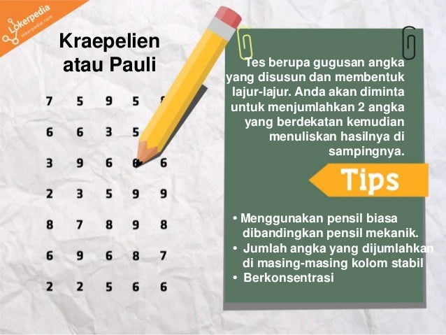 Tips Sukses Menghadapi Psikotes