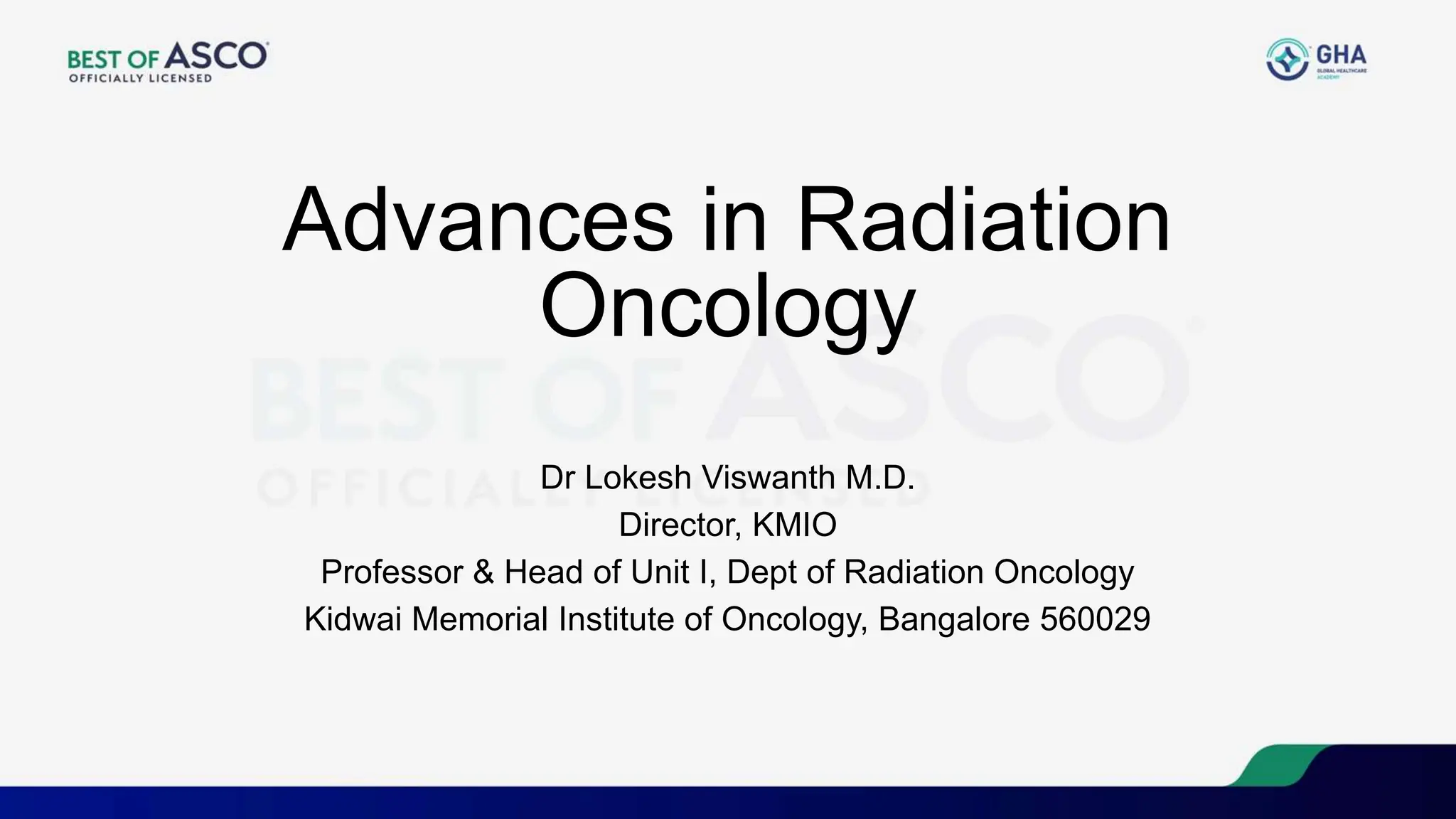 AI & Recent Advances in Radiation Oncology 2024 | PPTX