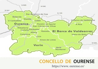 CONCELLO DE OURENSE
https://www. ourense.es/
 