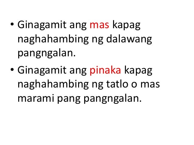 1 worksheet grade pang-uri (Grade uri 1) Pang