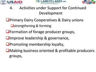 Dairy Value Chain Development