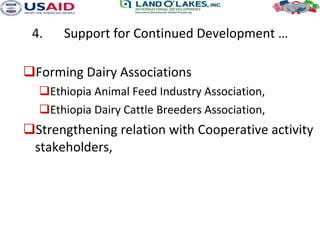 Dairy Value Chain Development