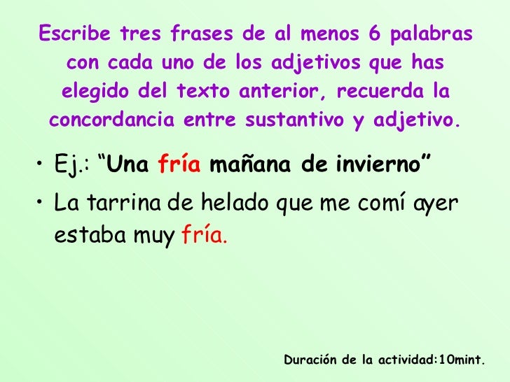 EL ADJETIVO CALIFICATIVO