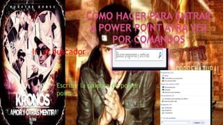 Ir al buscador

Escribir la palabra de power
point

 