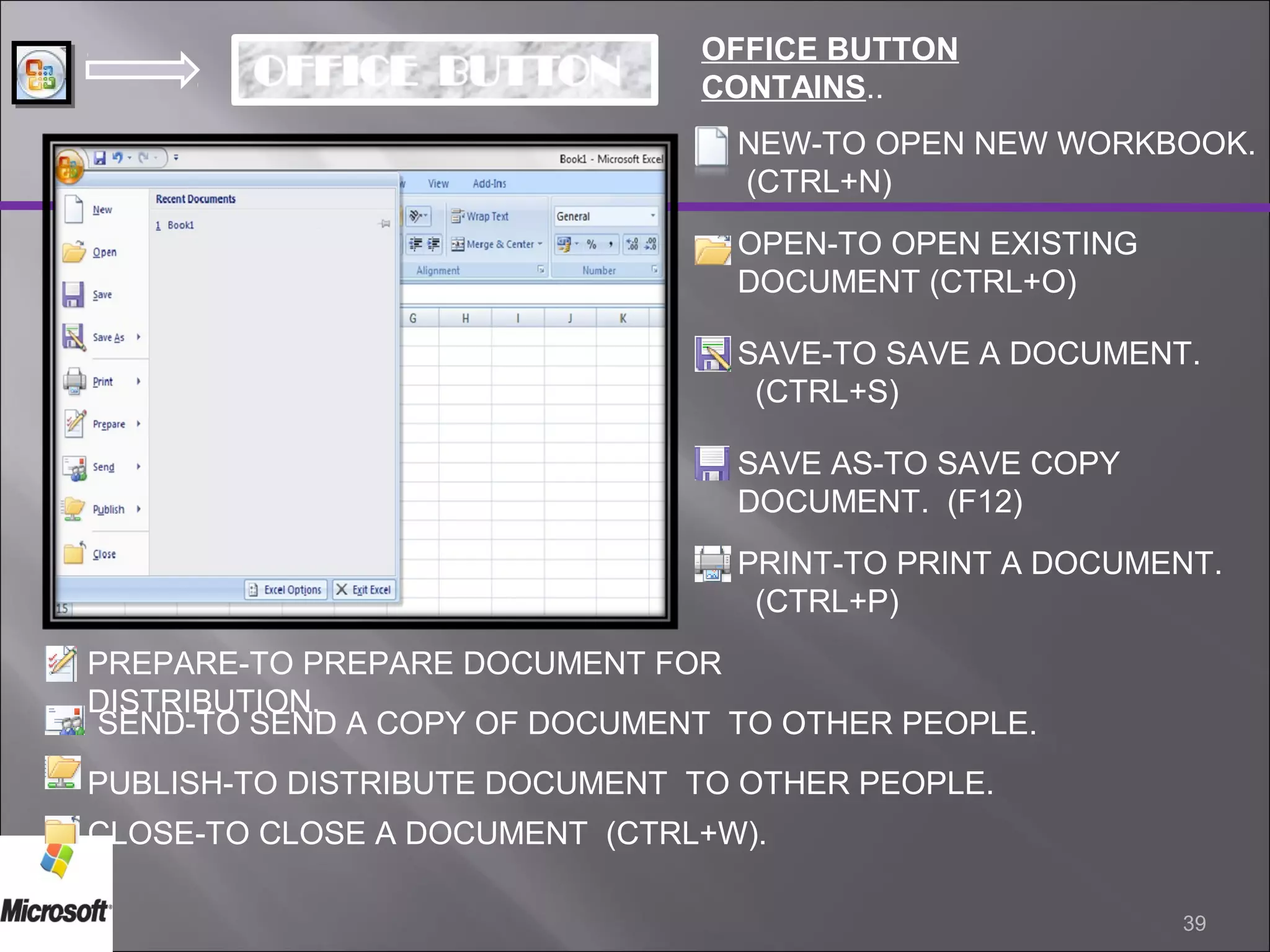 Ms word and Ms Excel Presentation | PPT