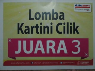 Lomba Kartini Cilik _ Alfamart _ Juara 3 _ Rhoudoh Mualifah Fadhilah _ 21 April 2013
