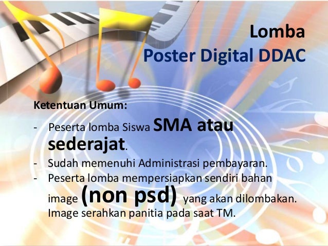 Download Technical Meeting Lomba Poster Ddac PSD Mockup Templates
