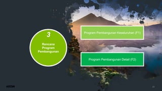 25
Rencana
Program
Pembangunan
3 Program Pembangunan Keseluruhan (F1)
Program Pembangunan Detail (F2)
 