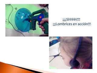 ¡¡¡¡Shhhh!!!! ¡¡¡Lombrices en acción!!!