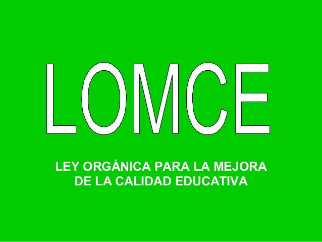 Resultado de imagen de lomce