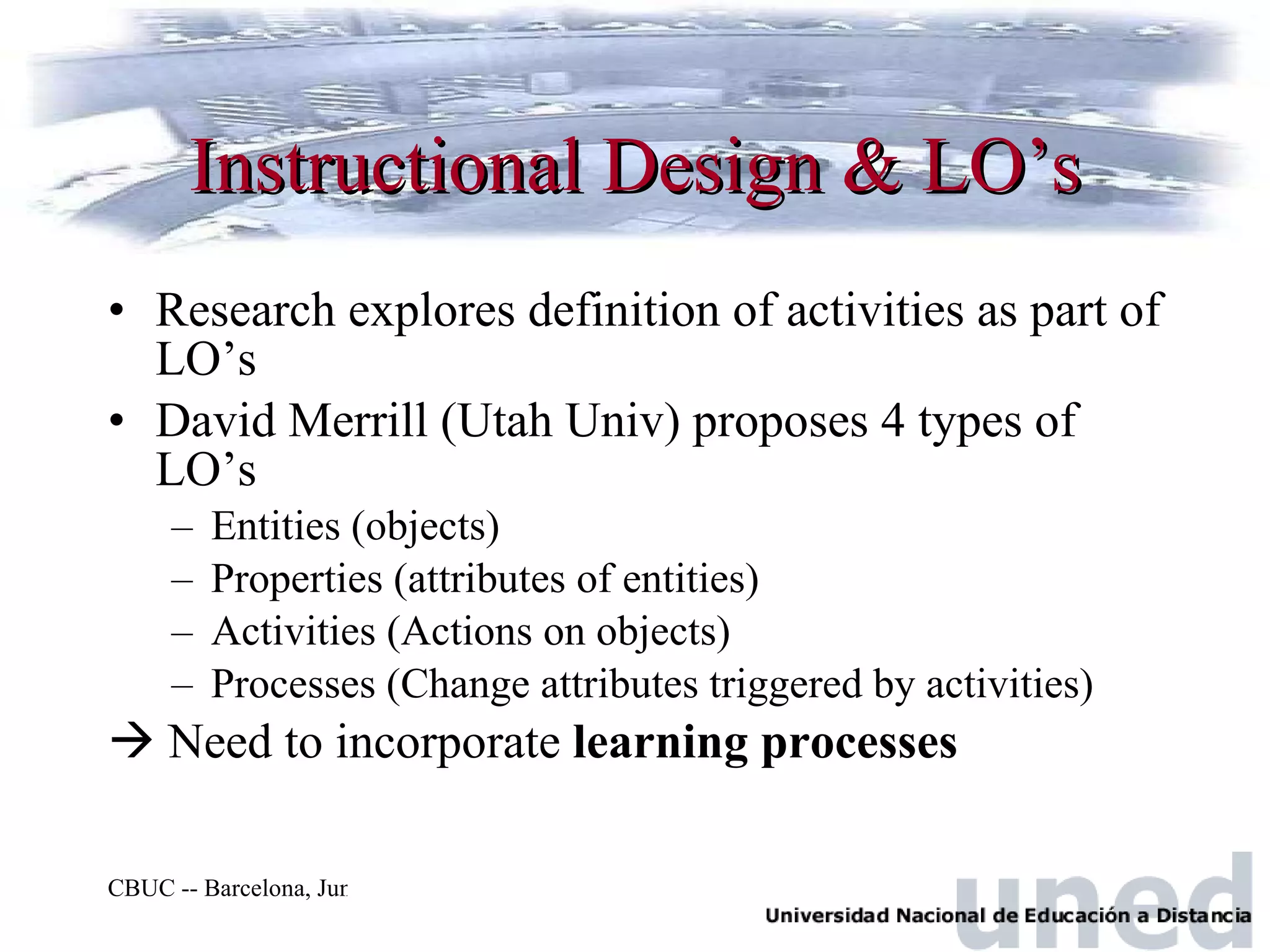 LOs Modelization Miguel CBUC June 2004 | PPT