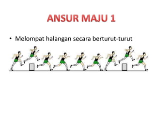 • Melompat halangan secara berturut-turut
 