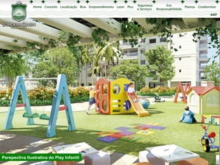 Villa das Artes - Perspectiva Ilustrativa do Salão de Jogos Infantil