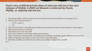 MySQL New Features -- Sunshine PHP 2020 Presentation | PPT