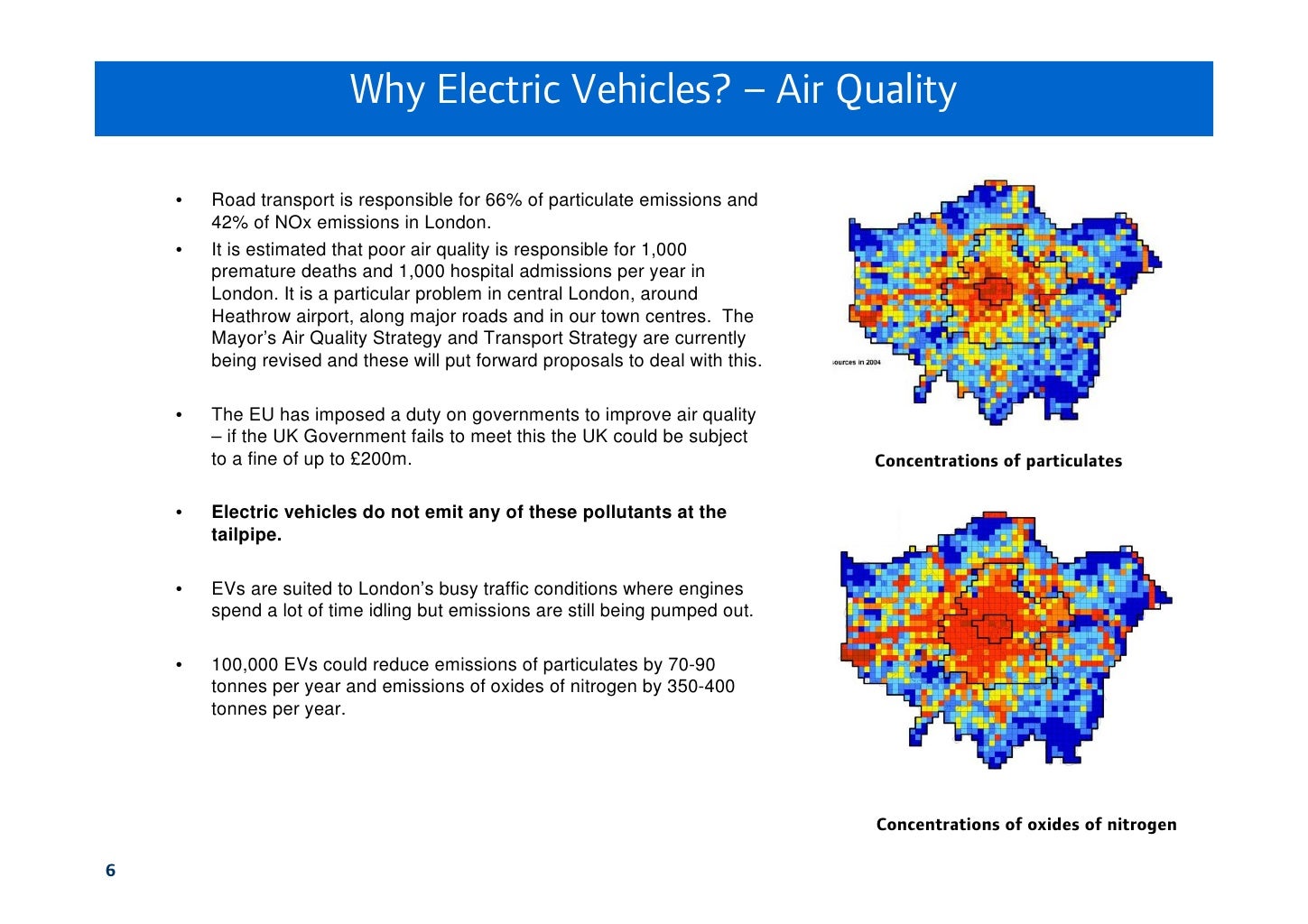London Electric Vehicles Plan