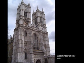 Westminster abbey west 