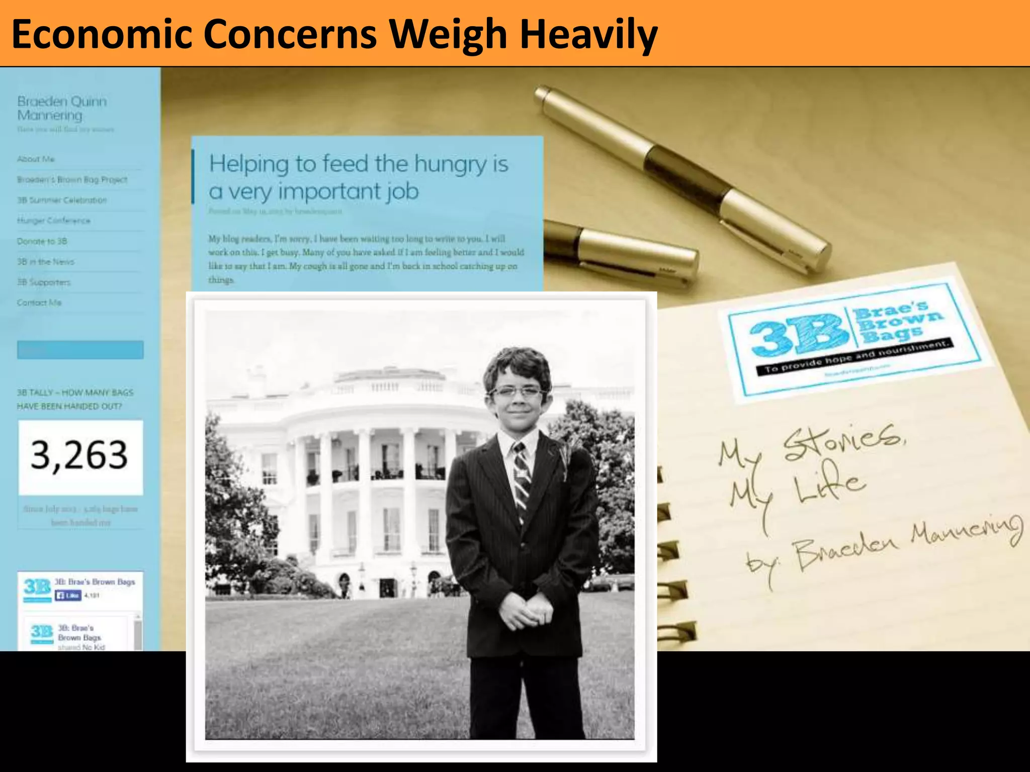 Economic	
  Concerns	
  Weigh	
  Heavily	
  
 