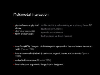 The times are a-changing in the interface