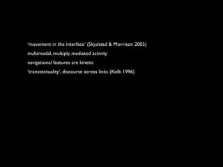 The times are a-changing in the interface