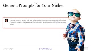 Generic Prompts for Your Niche
 