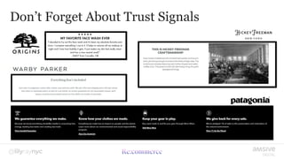 Don’t Forget About Trust Signals
 
