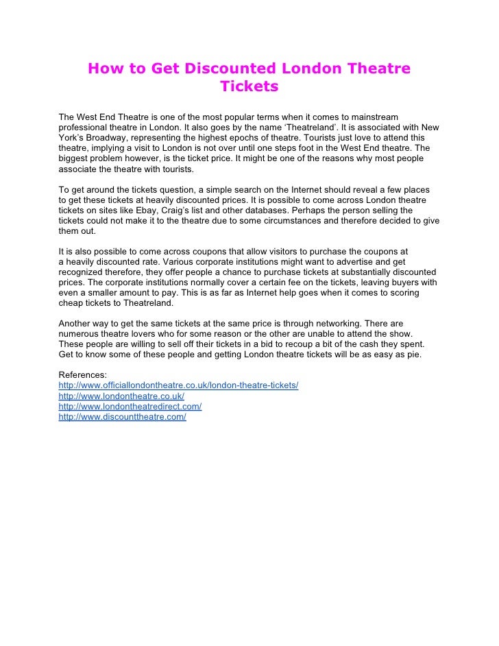 LondonTheatreTickets