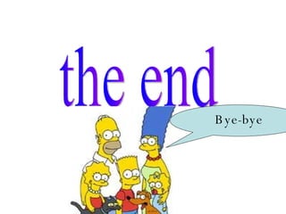 the end Bye-bye 