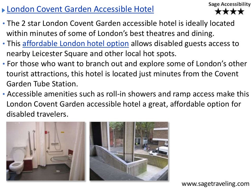 Wheelchair Accessible London Hotels