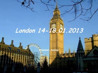 London 14-18.01.2013

      Annemari Aedma
 