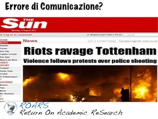 Errore di Comunicazione?

                      È stato umiliato il lavoro dell’artigiano [...]
 in questa trappola ideologica ci sono caduti per primi i genitori più sprovveduti,
                                            [...]
    I genitori, cioè, che sognavano per i propri figli una vita migliore della loro,
                           proprio grazie al «pezzo di carta».
      Va cambiata una mentalità; […] I genitori devono essere aiutati a capire,
   attraverso iniziative politiche e sindacali nel mondo della scuola e del lavoro,
  che il «pezzo di carta» è oggi, sempre più spesso, un qualunque pezzo di carta.
 
