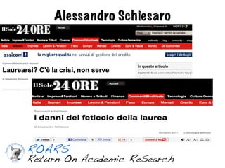 Fornero


 «Imparare un mestiere, una professione, oggi è
                  importante.
Non è detto che tutti debbano avere una laurea,
magari di malavoglia, e utilizzarla anche peggio,
   con una scarsa spendibilità sul mercato».
      Fornero alla Piazza dei Mestieri, nei laboratori di panetteria e pasticceria
                   la Repubblica - Torino in data 29 maggio 2012.
 