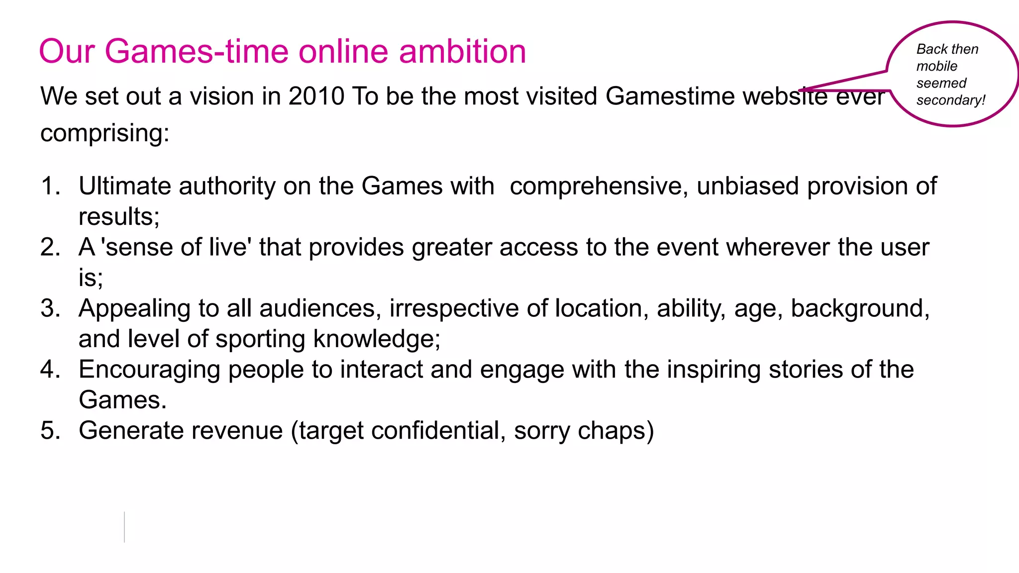 2012: Social and mobile on the march – second screen




                                   Clay Shirky,
                          Here comes everybody




15
     17th November 2009
 