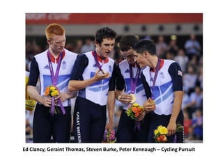Ed Clancy, Geraint Thomas, Steven Burke, Peter Kennaugh – Cycling Pursuit
 