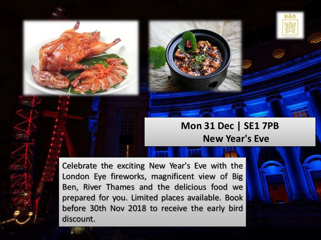London best chinese food with this new year's eve