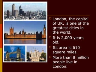 london facts and myths about the capital city of uk.ppt
