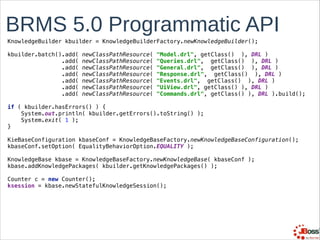 Drools and jBPM 6 Overview