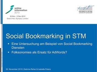 Social Bookmarking in STM ,[object Object]