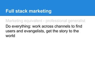 Full Stack Marketing | PDF