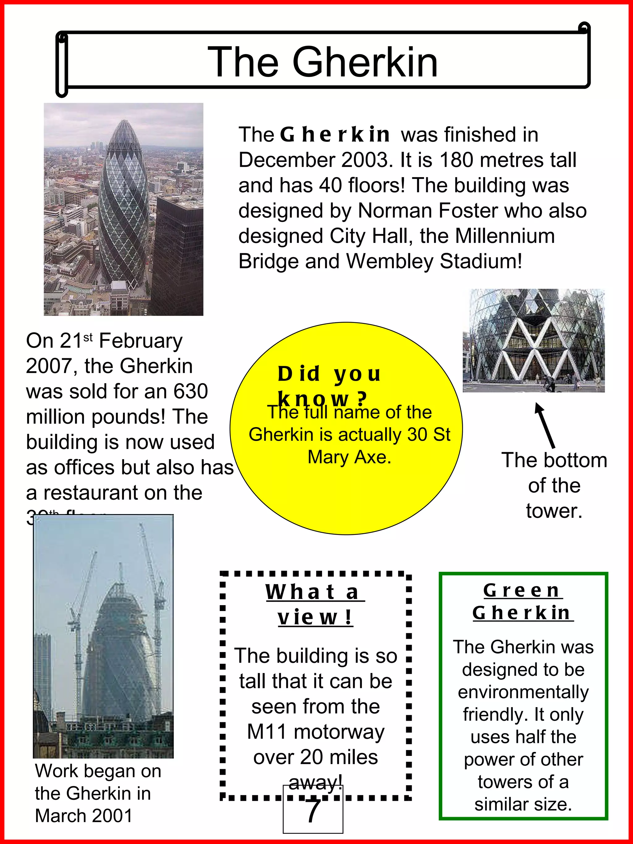 London landmark fact_sheets[1] | PPT