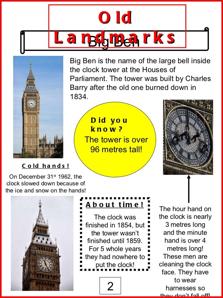 Fun Facts About Landmarks - Barbi Carlota
