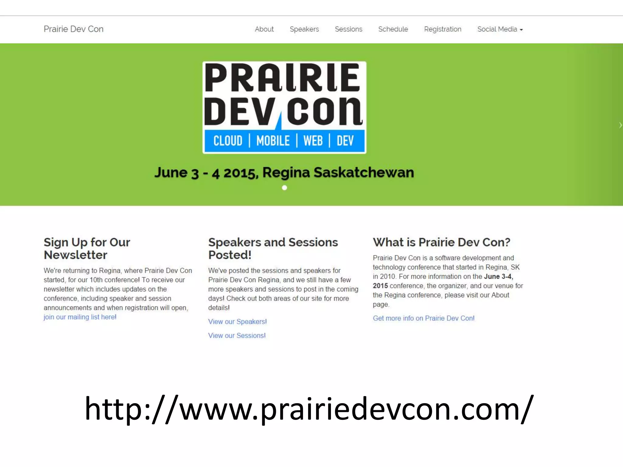 http://www.prairiedevcon.com/
 