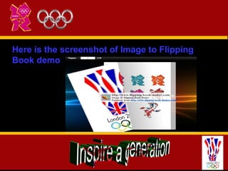 Here is the screenshot of Image to Flipping
Book demo
 