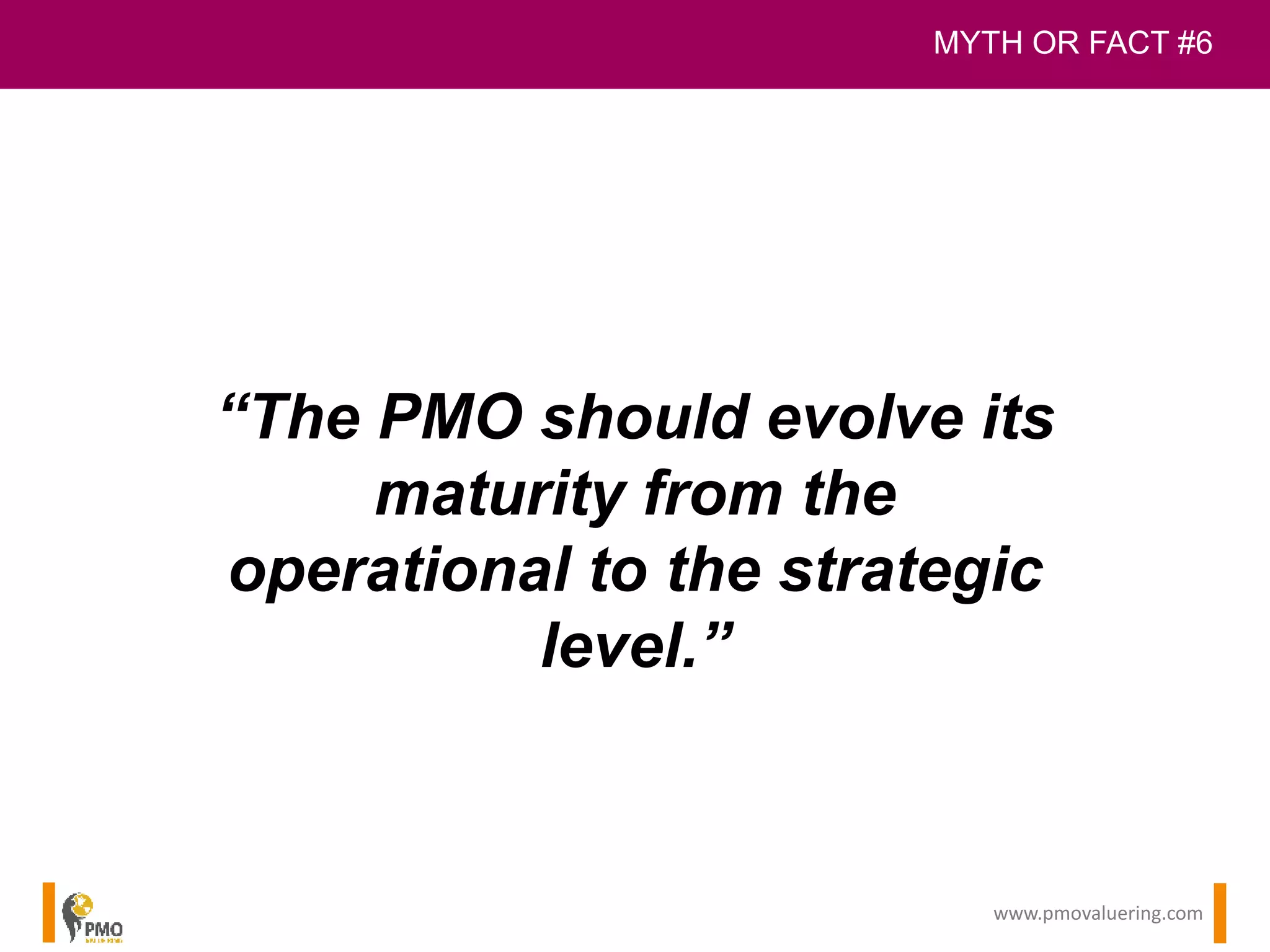 The PMO VALUE RING Workshop | PPTX