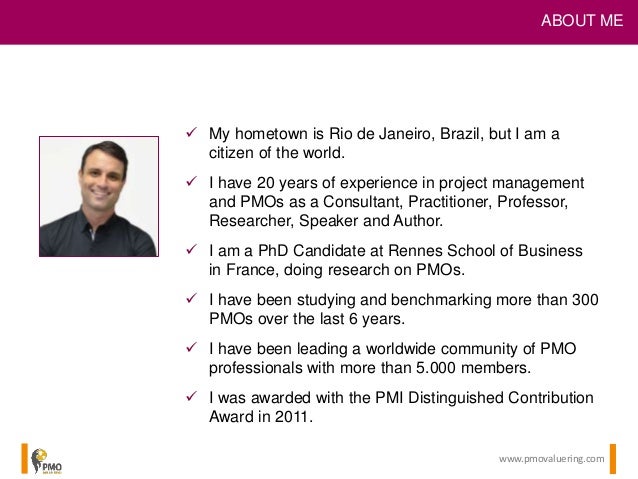 The Pmo Value Ring Workshop