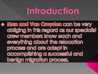 Man And Van Croydon - London Removals 