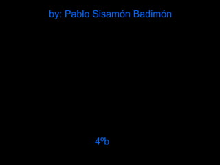 by: Pablo Sisamón Badimón




         4ºb
 