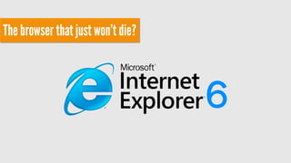 The browser that just won’t die? 
 